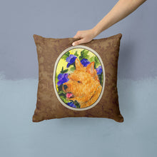 Load image into Gallery viewer, Norwich Terrier Throw Pillow - 14x14 Decorative Pillow – Art for Your Home &amp; Patio