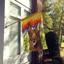 Load image into Gallery viewer, Australian Kelpie Flag Canvas House Size