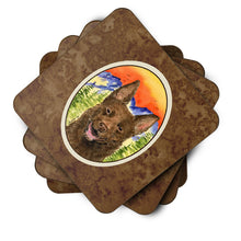 Load image into Gallery viewer, Australian Kelpie Coasters - Set of 4 Lightweight Foam, Absorbent Drink Coasters