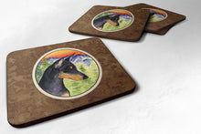 Load image into Gallery viewer, Manchester Terrier Coasters - Set of 4 Lightweight Foam, Absorbent Drink Coasters