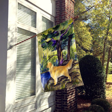 Load image into Gallery viewer, Golden Retriever Flag Canvas House Size