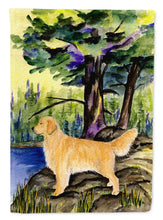 Load image into Gallery viewer, Golden Retriever Flag Canvas House Size