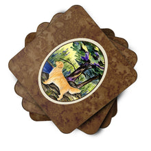 Load image into Gallery viewer, Golden Retriever Coasters - Set of 4 Lightweight Foam, Absorbent Drink Coasters