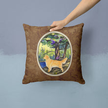 Load image into Gallery viewer, Golden Retriever Throw Pillow - 14x14 Decorative Pillow – Art for Your Home &amp; Patio