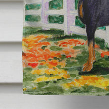 Load image into Gallery viewer, Doberman Flag Canvas House Size