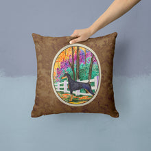 Load image into Gallery viewer, Doberman Throw Pillow - 14x14 Decorative Pillow – Art for Your Home &amp; Patio