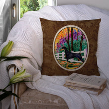 Load image into Gallery viewer, Doberman Throw Pillow - 14x14 Decorative Pillow – Art for Your Home &amp; Patio