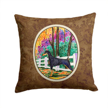 Load image into Gallery viewer, Doberman Throw Pillow - 14x14 Decorative Pillow – Art for Your Home &amp; Patio