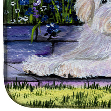 Load image into Gallery viewer, Coton de Tulear Dish Drying Mat – Absorbent, Artistic Kitchen Essentials SS8430DDM