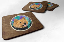 Load image into Gallery viewer, Norwich Terrier Coasters - Set of 4 Lightweight Foam, Absorbent Drink Coasters