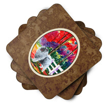 Load image into Gallery viewer, Keeshond Coasters - Set of 4 Lightweight Foam, Absorbent Drink Coasters