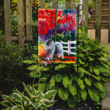 Load image into Gallery viewer, Keeshond Garden Flag - Outdoor Decorative Yard Flag