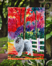 Load image into Gallery viewer, Keeshond Garden Flag - Outdoor Decorative Yard Flag
