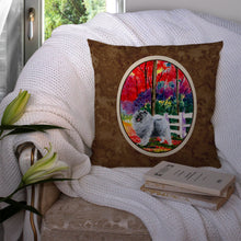 Load image into Gallery viewer, Keeshond Throw Pillow - 14x14 Decorative Pillow – Art for Your Home &amp; Patio