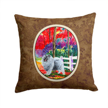 Load image into Gallery viewer, Keeshond Throw Pillow - 14x14 Decorative Pillow – Art for Your Home &amp; Patio