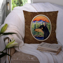 Load image into Gallery viewer, Manchester Terrier Throw Pillow - 14x14 Decorative Pillow – Art for Your Home &amp; Patio