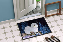 Load image into Gallery viewer, Starry Night Coton de Tulear Doormat - 24x36 Decorative Floor Mat – Indoor/Outdoor Rug with Artistic Flair Doormat