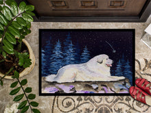 Load image into Gallery viewer, Starry Night Great Pyrenees Doormat - 24x36 Decorative Floor Mat – Indoor/Outdoor Rug with Artistic Flair Doormat