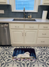 Load image into Gallery viewer, Starry Night Great Pyrenees Machine Washable Memory Foam Mat SS8438RUG