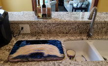 Load image into Gallery viewer, Starry Night Pekingese Dish Drying Mat – Absorbent, Artistic Kitchen Essentials SS8439DDM