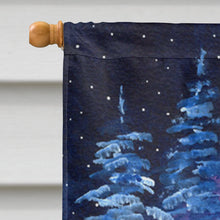 Load image into Gallery viewer, Starry Night Scottish Terrier Flag Canvas House Size