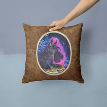 Load image into Gallery viewer, Starry Night Scottish Terrier Throw Pillow - 14x14 Decorative Pillow – Art for Your Home &amp; Patio