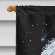 Load image into Gallery viewer, Starry Night Old English Sheepdog Flag Canvas House Size