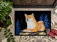 Load image into Gallery viewer, Starry Night Shiba Inu Doormat - 24x36 Decorative Floor Mat – Indoor/Outdoor Rug with Artistic Flair Doormat