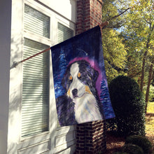 Load image into Gallery viewer, Starry Night Bernese Mountain Dog Flag Canvas House Size