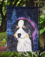 Load image into Gallery viewer, Starry Night Bernese Mountain Dog Garden Flag - Outdoor Decorative Yard Flag