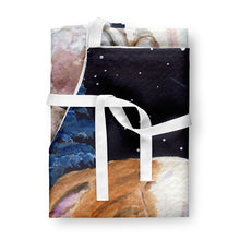 Load image into Gallery viewer, Starry Night English Bulldog Apron – Artist-Designed Kitchen, BBQ &amp; Craft Apron