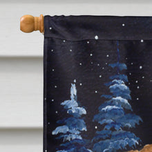 Load image into Gallery viewer, Starry Night English Bulldog Flag Canvas House Size