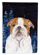 Load image into Gallery viewer, Starry Night English Bulldog Flag Canvas House Size