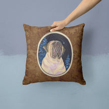 Load image into Gallery viewer, Starry Night Mastiff Throw Pillow - 14x14 Decorative Pillow – Art for Your Home &amp; Patio