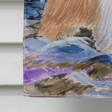 Load image into Gallery viewer, Starry Night Bearded Collie Flag Canvas House Size