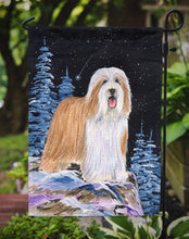 Load image into Gallery viewer, Starry Night Bearded Collie Garden Flag - Outdoor Decorative Yard Flag