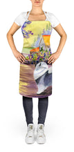 Load image into Gallery viewer, Keeshond Apron – Artist-Designed Kitchen, BBQ &amp; Craft Apron