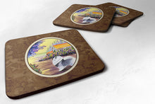 Load image into Gallery viewer, Keeshond Coasters - Set of 4 Lightweight Foam, Absorbent Drink Coasters