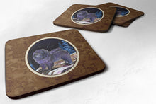Load image into Gallery viewer, Starry Night Chow Chow Coasters - Set of 4 Lightweight Foam, Absorbent Drink Coasters