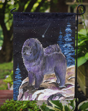 Load image into Gallery viewer, Starry Night Chow Chow Garden Flag - Outdoor Decorative Yard Flag