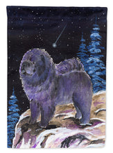 Load image into Gallery viewer, Starry Night Chow Chow Garden Flag - Outdoor Decorative Yard Flag