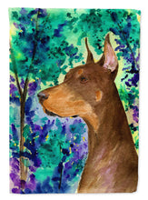 Load image into Gallery viewer, Doberman Garden Flag - Outdoor Decorative Yard Flag