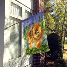 Load image into Gallery viewer, Pomeranian Flag Canvas House Size