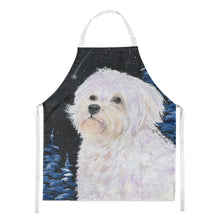 Load image into Gallery viewer, Starry Night Maltese Apron – Artist-Designed Kitchen, BBQ &amp; Craft Apron