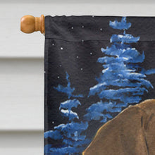 Load image into Gallery viewer, Starry Night Doberman Flag Canvas House Size