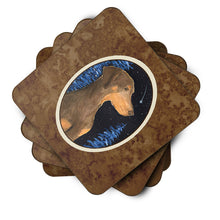 Load image into Gallery viewer, Starry Night Doberman Coasters - Set of 4 Lightweight Foam, Absorbent Drink Coasters