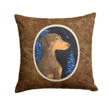 Load image into Gallery viewer, Starry Night Doberman Throw Pillow - 14x14 Decorative Pillow – Art for Your Home &amp; Patio