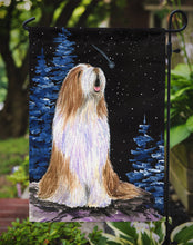 Load image into Gallery viewer, Starry Night Bearded Collie Garden Flag - Outdoor Decorative Yard Flag