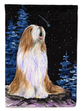 Load image into Gallery viewer, Starry Night Bearded Collie Garden Flag - Outdoor Decorative Yard Flag