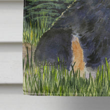Load image into Gallery viewer, Starry Night Bernese Mountain Dog Flag Canvas House Size